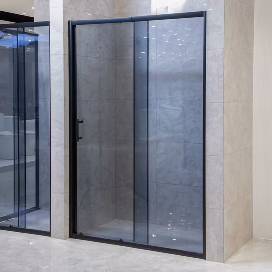 Cabine de douche simple de mode de porte coulissante en verre trempé