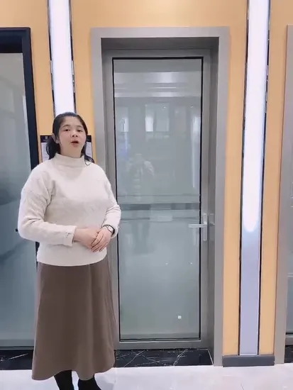 Porte en verre de salle de bains au Design moderne, porte en aluminium pour salle de douche, toilettes, salle de bains intérieure, portes battantes