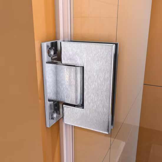 Porte de douche à charnières en verre trempé sans cadre (BH803P)